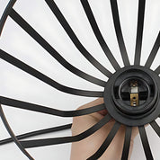 IronSphere – Pendant Light in Black Iron with Industrial Style