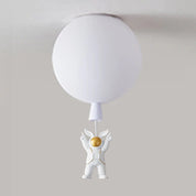 Fateh Modern Moon/Astronaut LED Ceiling Lamp in Acrylic