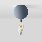 Fateh Modern Moon/Astronaut LED Ceiling Lamp in Acrylic