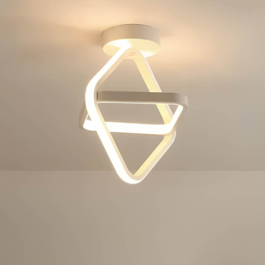 Modern LED Ceiling Light - 2 Rings