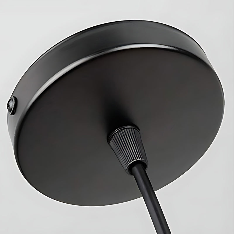 IronSphere – Pendant Light in Black Iron with Industrial Style