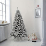 Snowline Snowy White Christmas Tree 122-244 cm | 200-1000 Branches | Easy Setup