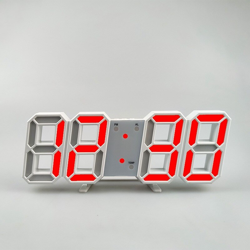 GlowMaster - LED Digital Wall Clock with Modern Features