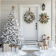 AvenlyHome| 6ft Christmas Tree With Foldable Base | Easy Setup | Green | No Container Needed