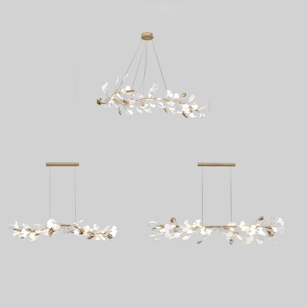 LeafLuxe - Designer chandelier made of ceramic for a refined interior