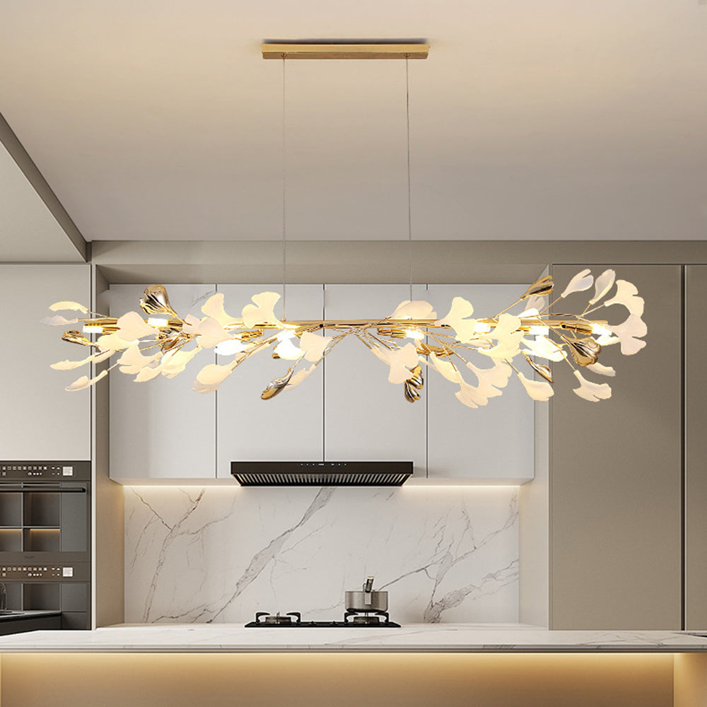 LeafLuxe - Designer chandelier made of ceramic for a refined interior