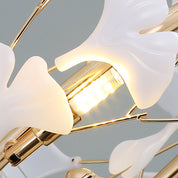 LeafLuxe - Designer chandelier made of ceramic for a refined interior