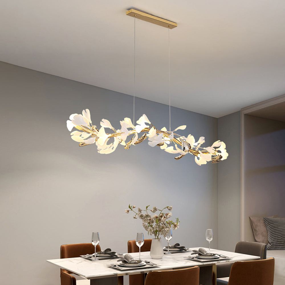 LeafLuxe - Designer chandelier made of ceramic for a refined interior