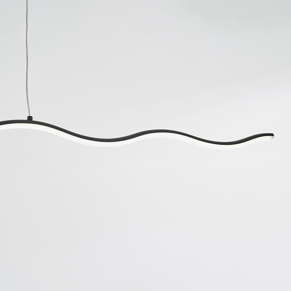 LouiseGlow - Modern LED pendant lamp in black and white