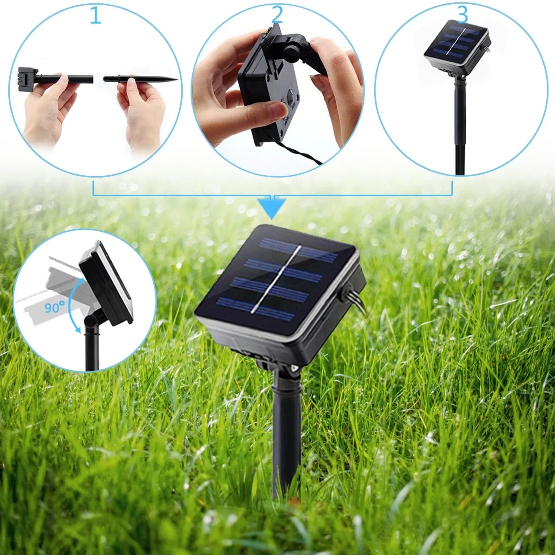 PetaliLumina - Solar Cable Lighting
