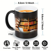 Enchanting Bookshelf Heat-Reveal Ceramic Mug