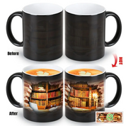 Enchanting Bookshelf Heat-Reveal Ceramic Mug