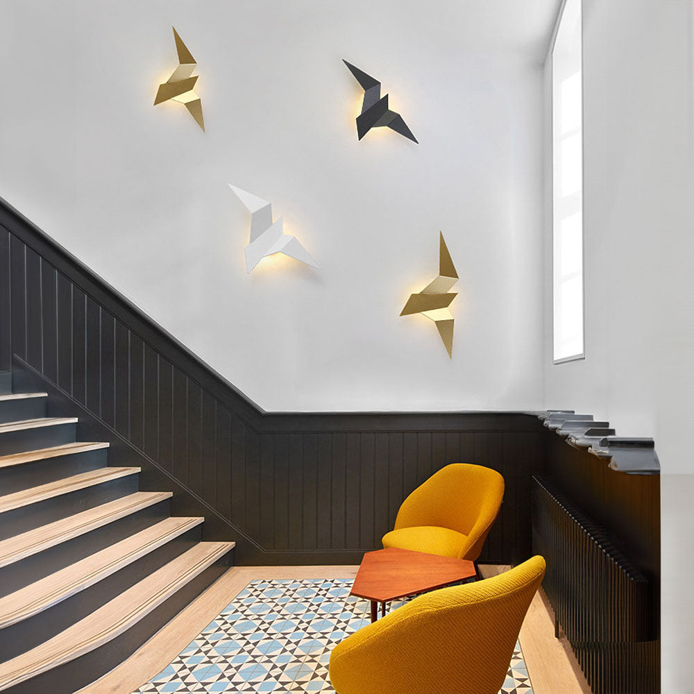 Bird-Shaped Wall Lamp by Creative Iron - An Artistic Touch for Your Interior