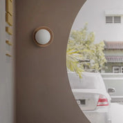 Wall Lamp in Natural White Wood - Simple and Elegant Lighting