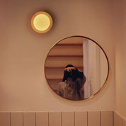 Wall Lamp in Natural White Wood - Simple and Elegant Lighting