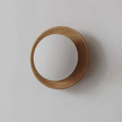 Wall Lamp in Natural White Wood - Simple and Elegant Lighting