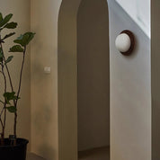 Wall Lamp in Natural White Wood - Simple and Elegant Lighting