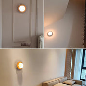 Wall Lamp in Natural White Wood - Simple and Elegant Lighting