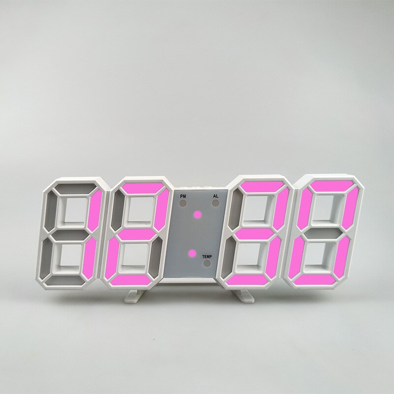GlowMaster - LED Digital Wall Clock with Modern Features
