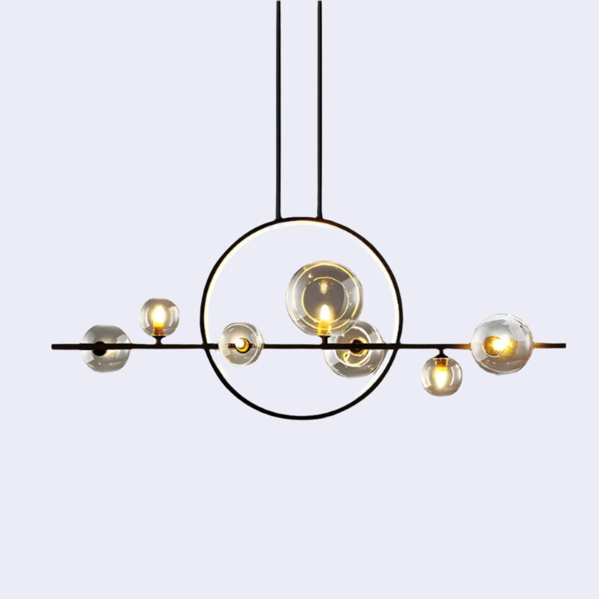 LumiereSpherique - Artistic Glass Chandelier