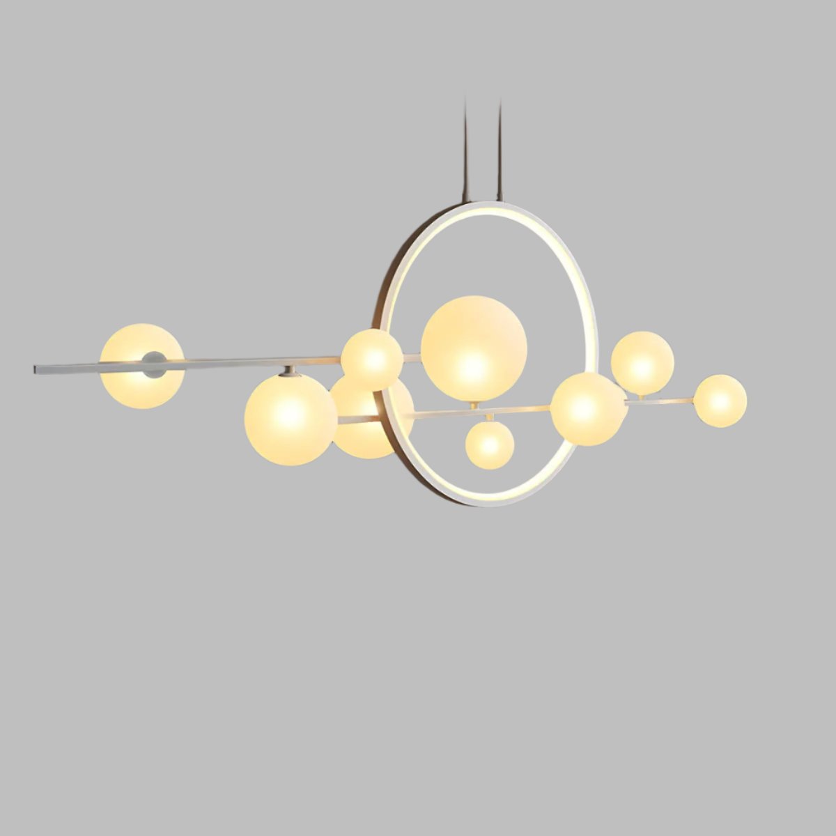 LumiereSpherique - Artistic Glass Chandelier