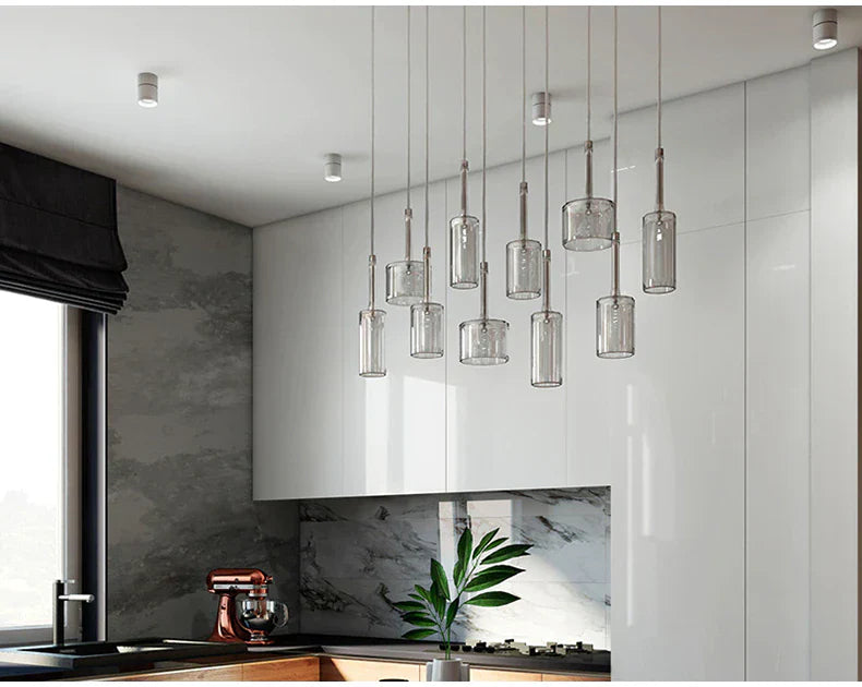 Glass Dining Table Pendant Lights