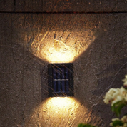SolarGlow - Wireless LED Solar Wall Lights Deluxe for a Perfect Atmosphere in Your Garden