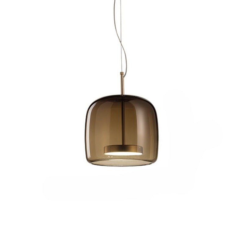 VerreElegance - Modern Pendant Light for Hotel Interiors