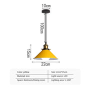 Modern Meets - LED Industrial Horn Pendant Light