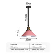 Modern Meets - LED Industrial Horn Pendant Light