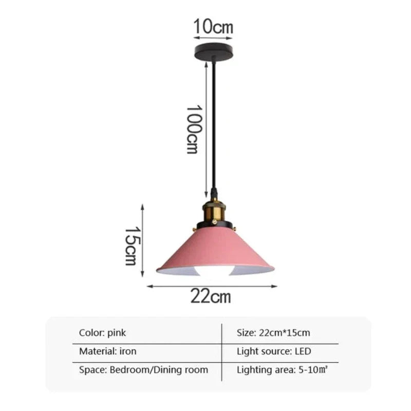 Modern Meets - LED Industrial Horn Pendant Light
