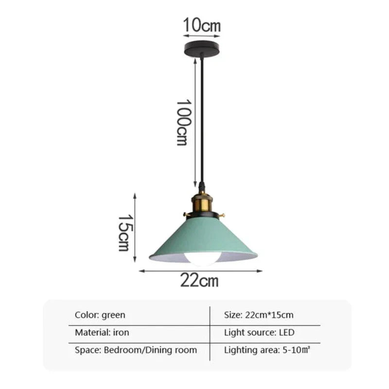 Modern Meets - LED Industrial Horn Pendant Light