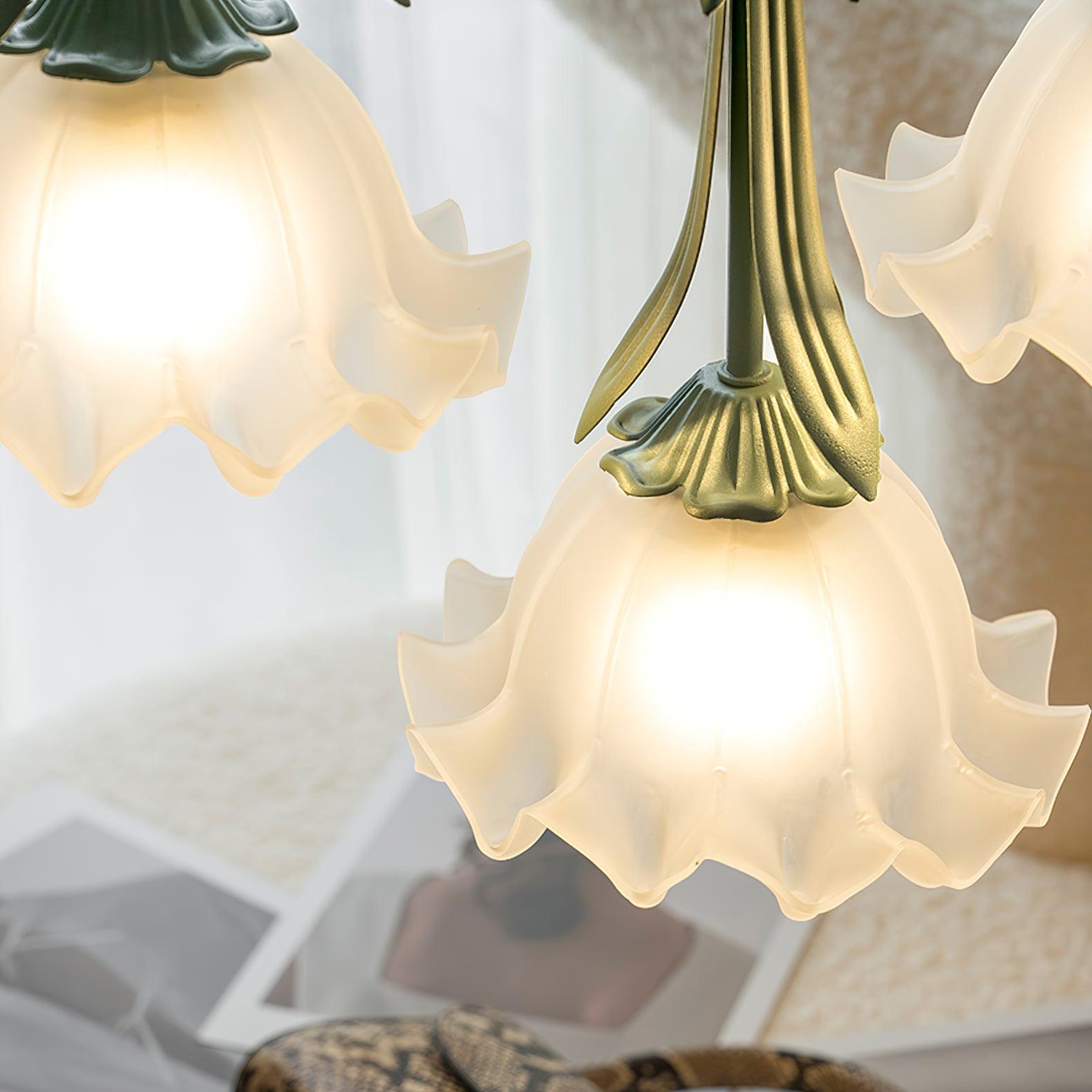 Clochettes - Pendant Light with Floral Design