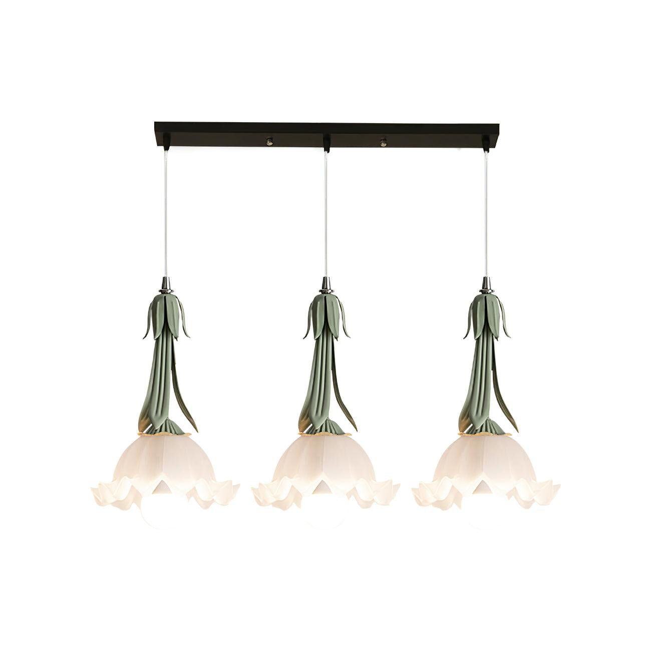 Clochettes - Pendant Light with Floral Design