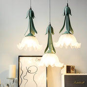 Clochettes - Pendant Light with Floral Design