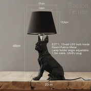 PupArt - Art Deco Puppy Table Lamp