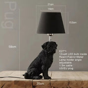 PupArt - Art Deco Puppy Table Lamp