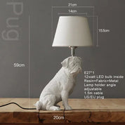 PupArt - Art Deco Puppy Table Lamp