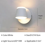 RevolveLumina - Rotatable Wall Lamp