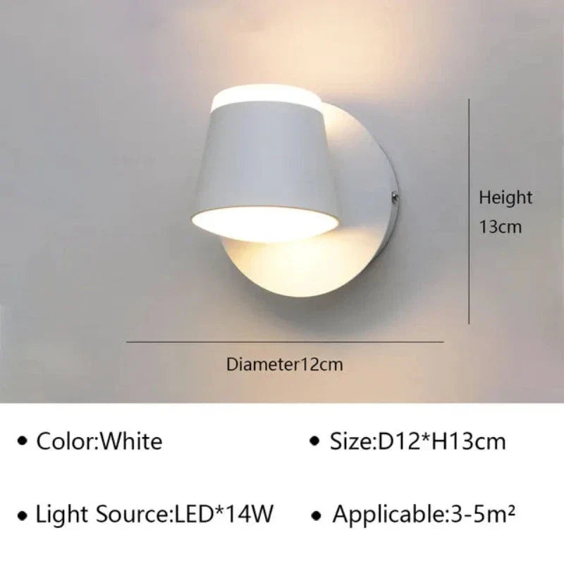 RevolveLumina - Rotatable Wall Lamp