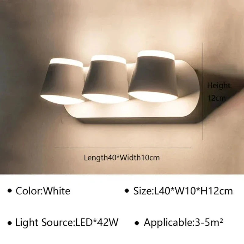 RevolveLumina - Rotatable Wall Lamp