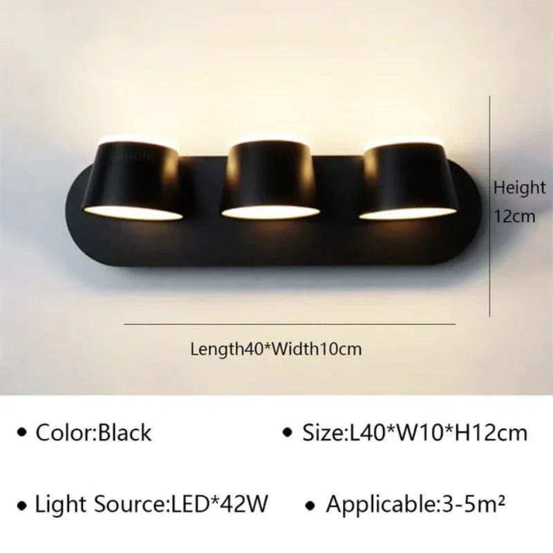 RevolveLumina - Rotatable Wall Lamp