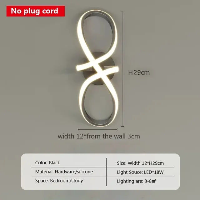 MinimalistGlow - Minimalist LED Wall Lamp