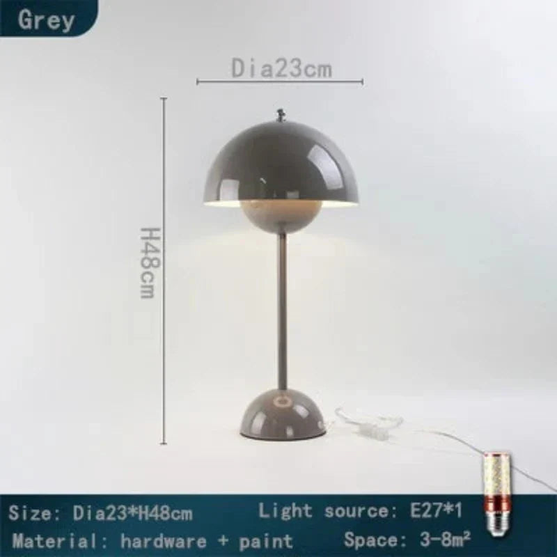 DanishMeadow - Mushroom-Shaped Macaron Table Lamp