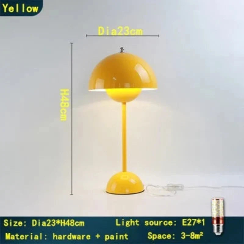DanishMeadow - Mushroom-Shaped Macaron Table Lamp
