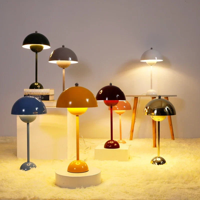 DanishMeadow - Mushroom-Shaped Macaron Table Lamp