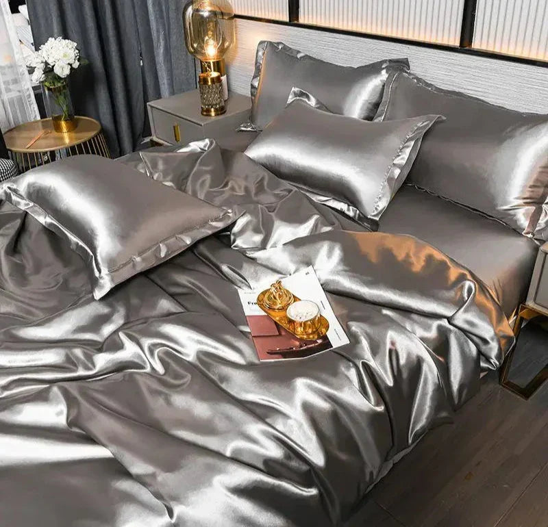 SatinLuxe - Elegant Satin Duvet Cover
