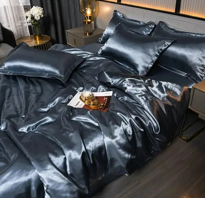 SatinLuxe - Elegant Satin Duvet Cover