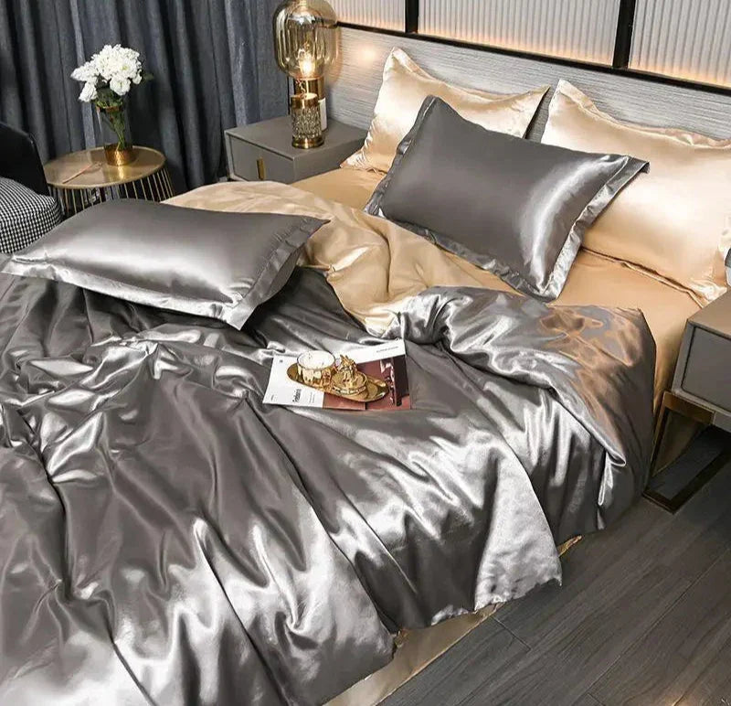 SatinLuxe - Elegant Satin Duvet Cover