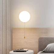 AuraGlimmer - Round Glass Wall Lamps